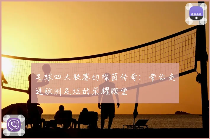 足球四大联赛的绿茵传奇：带你走进欧洲足坛的荣耀殿堂